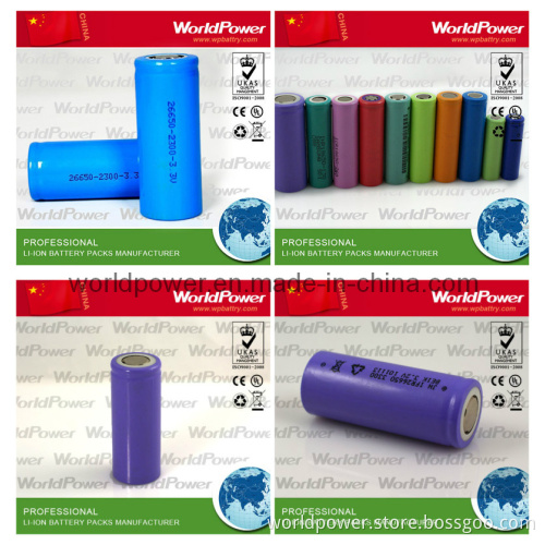 3.2V LiFePO4 26650 Single Battery for Flashlight (WP-32320)